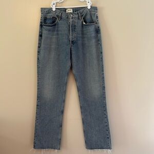 AGOLDE 90s Pinch Waist High Rise Straight Leg Jeans